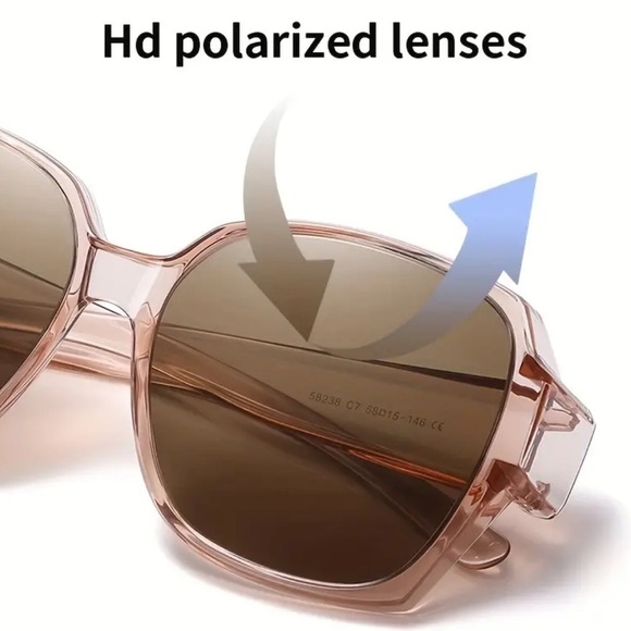 Polarized Wrap Around Clip Fit Over Prescription Glasses with case - Picture 4 of 10